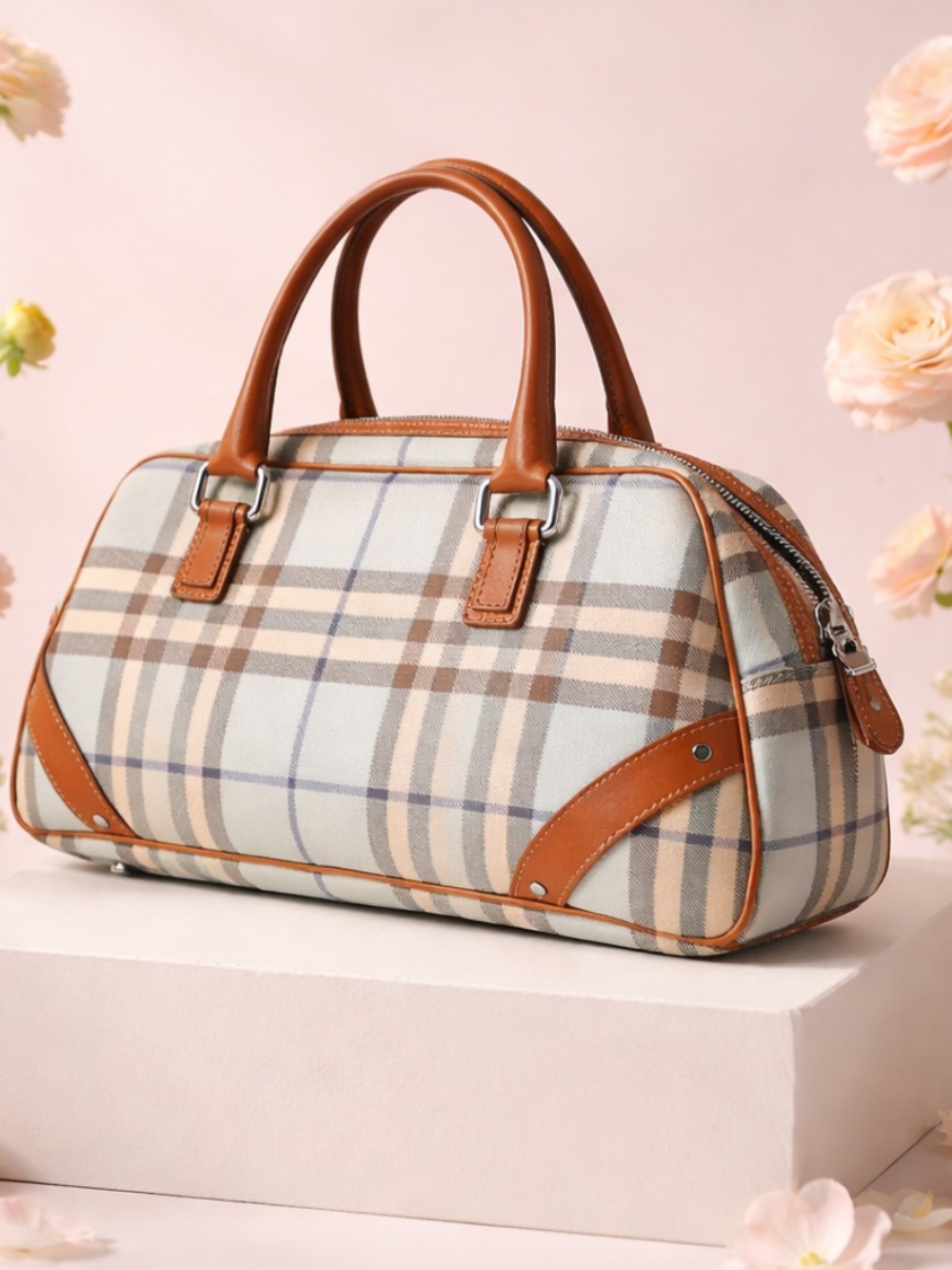 🛑❌SALE 🛑PRICE DROP 🛑AUTHENTIC BURBERRY CHECK PVC SHOULDER /HANDBAG.